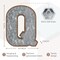 Galvanized Metal Letters for Wall Decor 3D Letter Q for Hanging or Freestanding Unique Blend of Rustic Vintage Western and Industrial Styles Fits for Living Room Lobby Kitchen Bedroom Decoration